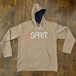 COPY - Brand NEW ESprit Unisex Nude Brown Hoodie; Fall/ Winter. XL size. Open f…